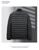 Men's Ultra-Thin Lightweight Down Cotton Work Jacket - Cold-Proof, Plus Size, Short Coat.