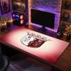 Braga FC Theme Pattern Mouse Pad, Soccer Logo Design XXL Gaming Desk Mat Non-Slip Computer Mouse Pad