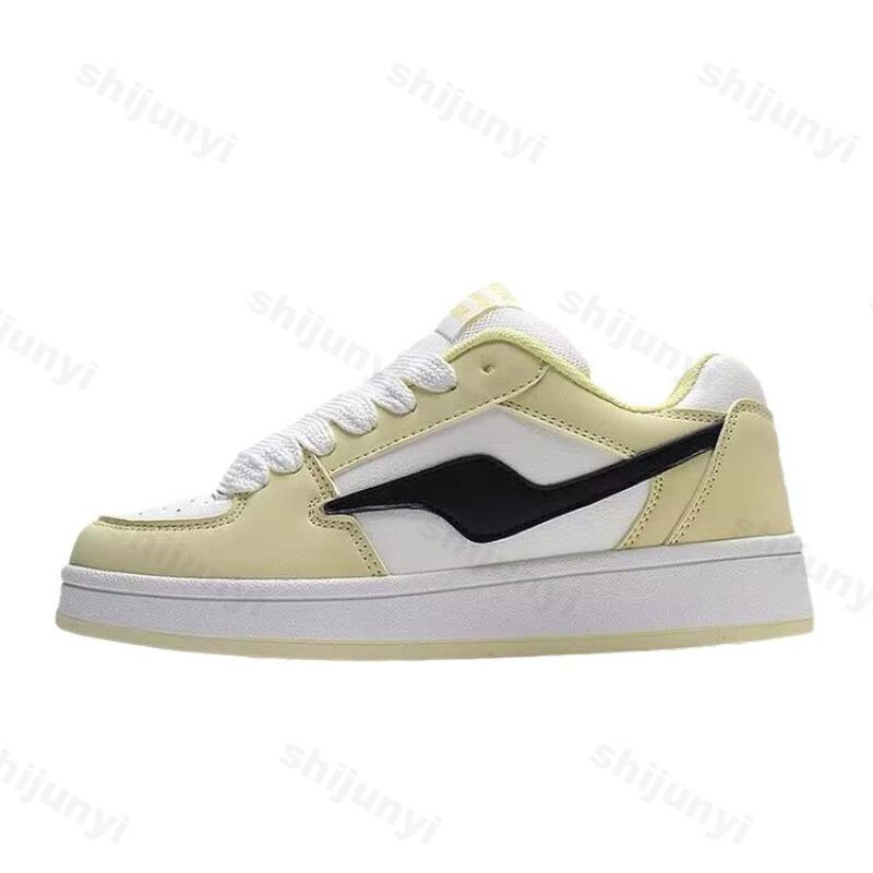 Модные женские кроссовки на платформе 2025 Весна Осень Новая мода Удобные Нескользящие Кеды для скейтборда Уличные С увеличением роста Повседневная обувь