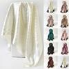 Imitation Silk Scarf for Women  Solid Color Printed Scarf  Scalp  Shawl Scarf