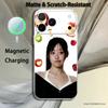 Y-Yves album cover Magnetic Wireless Charging Transparent White Phone Case For iPhone 17,16,15,14,13,12,11,Pro,Max,Plus