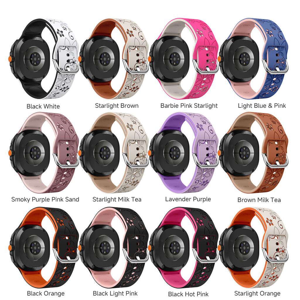 Силиконовый ремешок для часов с резным принтом для Samsung Galaxy Watch 8 Classic 46 мм/Watch 8 40 44 мм браслет для Samsung Watch 8 ремешок