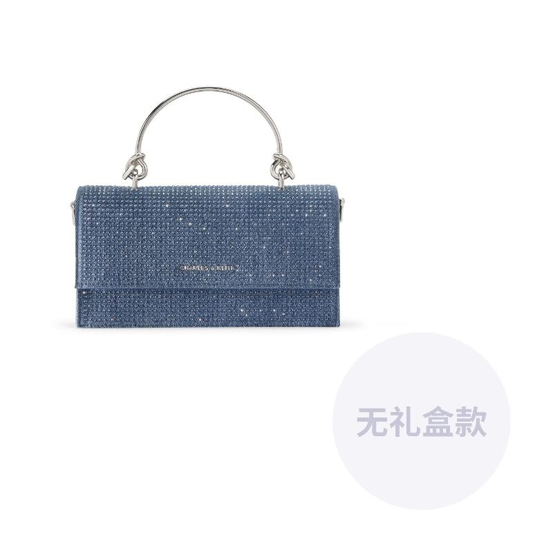 CHARLES&KEITH PU, Смешанная ткань Сумка через плечо Маленькая Женская Разноцветная CK6-10840559-A