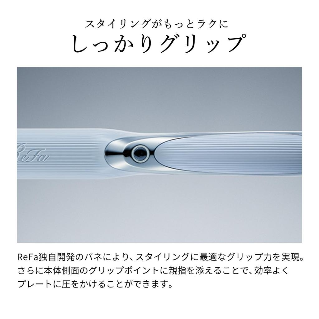 Store ReFa STRAIGHT IRON PRO Hair Arrangement Guidebook Included New Model [Official Only] (white)