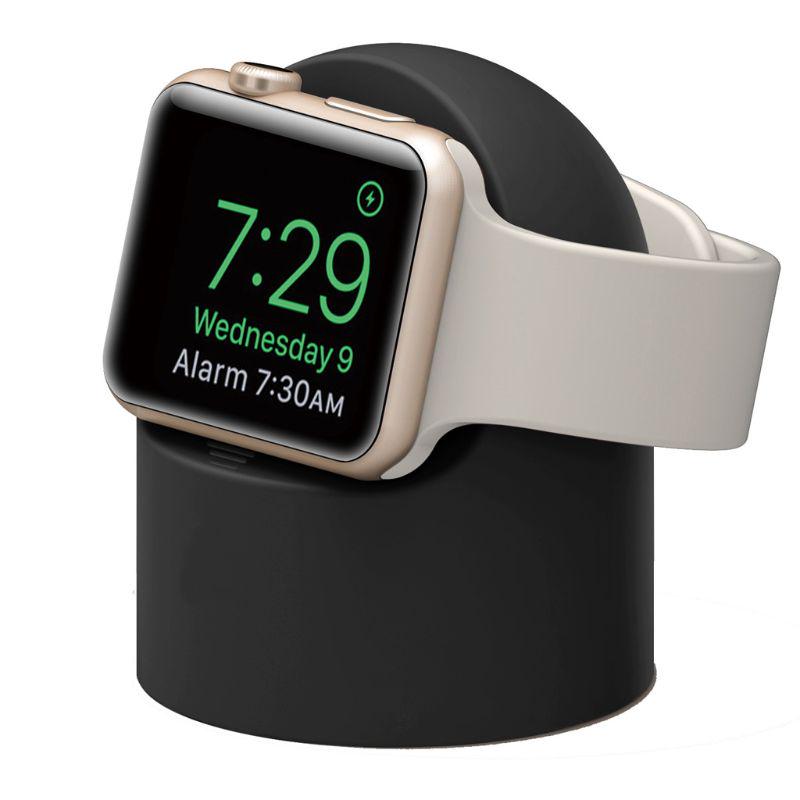 For Apple Watch Charger Stand iWatch Ultra/8/SE2/7/6/SE/4/3 49mm/45mm/44mm/42mm/41mm/40mm/38mm Durable Silicone Nightstand Mode