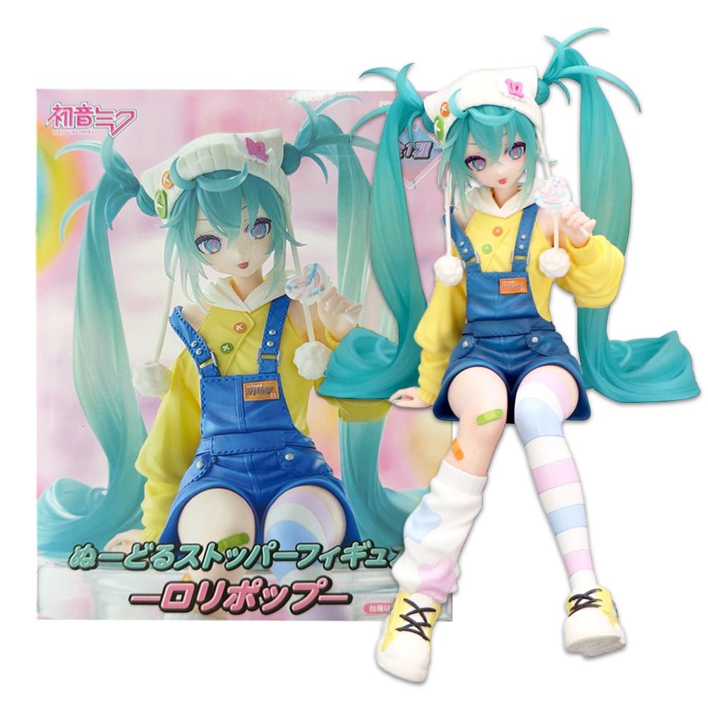 15см Аниме Фигурка Hatsune Miku Подставка для лапши леденец Экшн-фигурка ПВХ Коллекционная модель Украшение Игрушки Подарки ПВХ