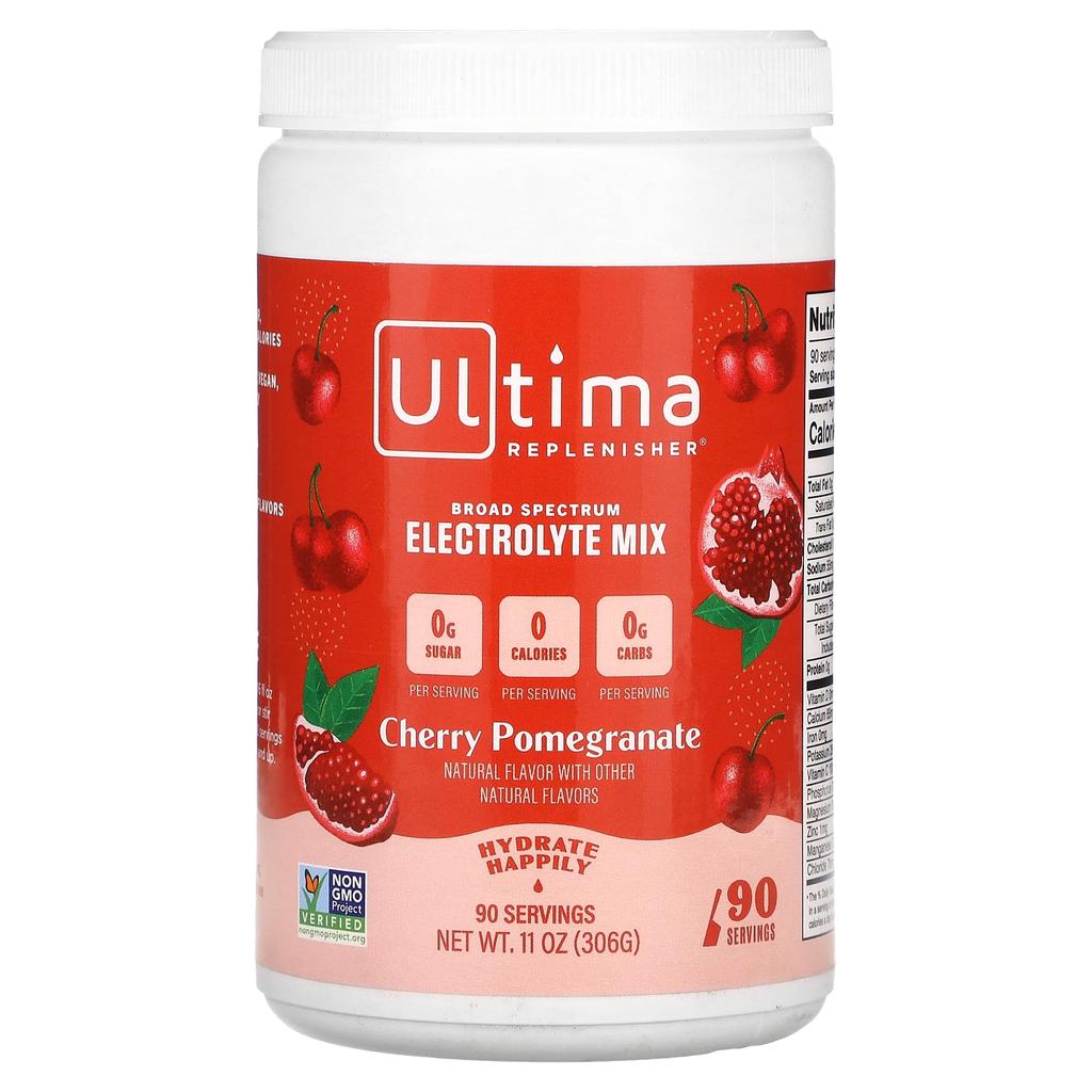 Ultima Replenisher Electrolyte Mix, Cherry Pomegranate, 11 Oz (306 G)