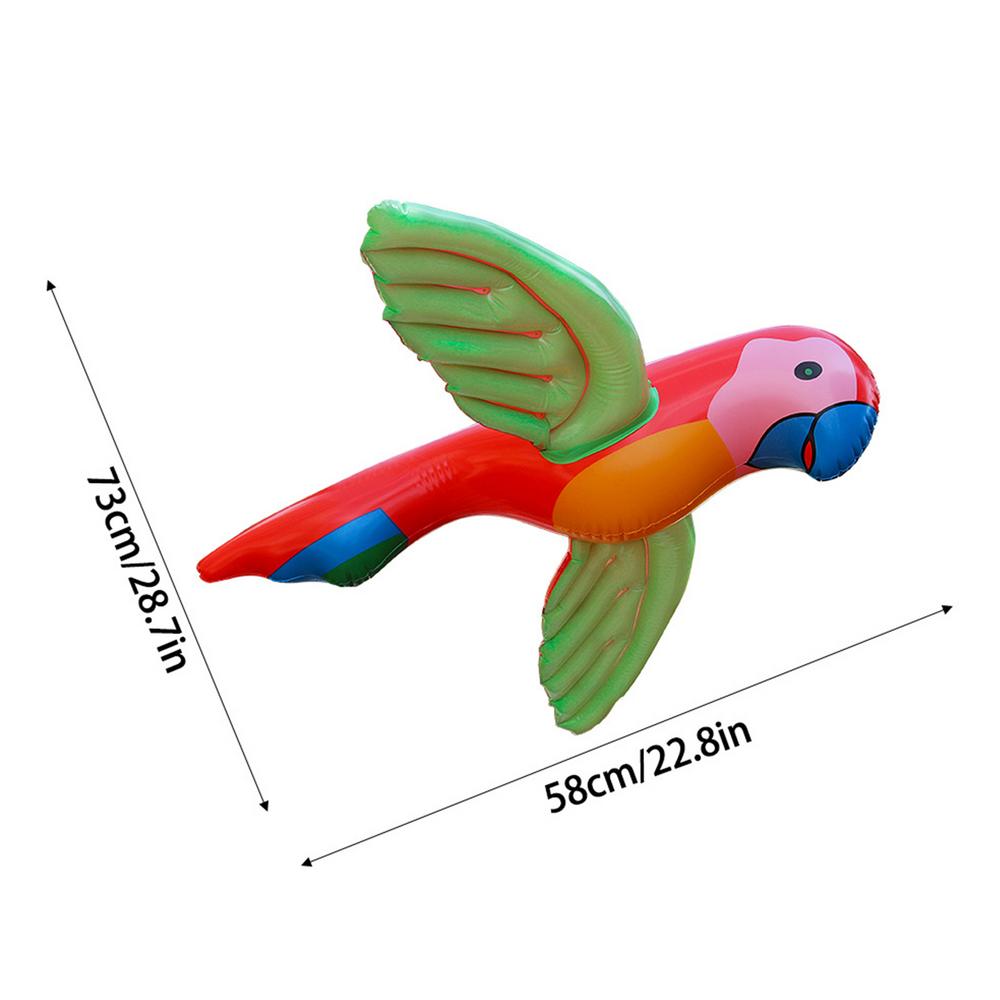 Украшения для вечеринки с попугаями Мультяшная надувная игрушка для бассейна 2X Красочная игрушка для бассейна Игрушка для улицы и пляжа для пляжных посиделок, бассейна