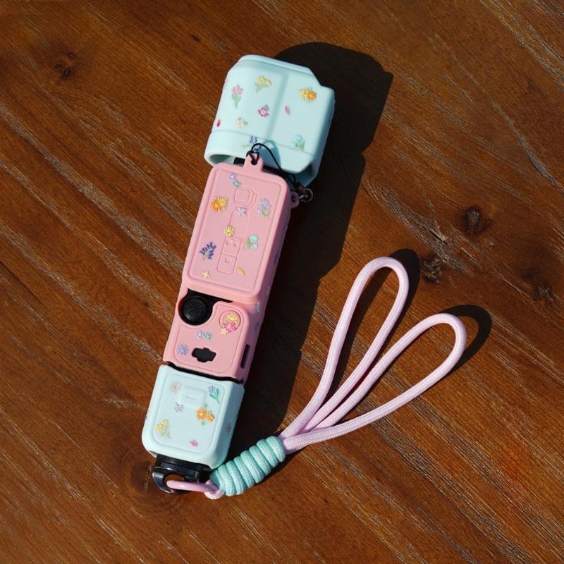 Прочный силиконовый чехол, совместимый с камерой Pocket 3, защитный кейс для защиты всего корпуса и экрана