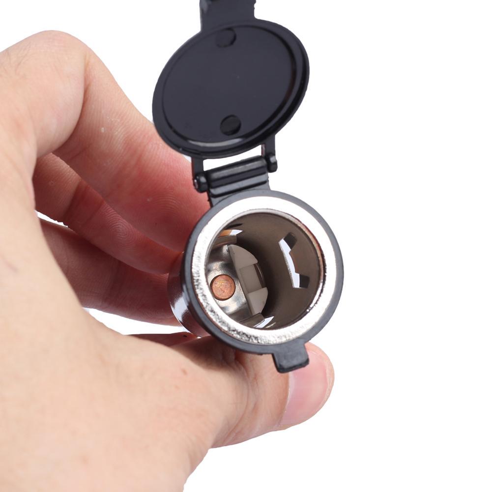 Автомобильный 10A гнездо прикуривателя розетка штекер питания с водонепроницаемой крышкой прикуриватель автомобильное зарядное устройство USB гнездо для прикуривателя