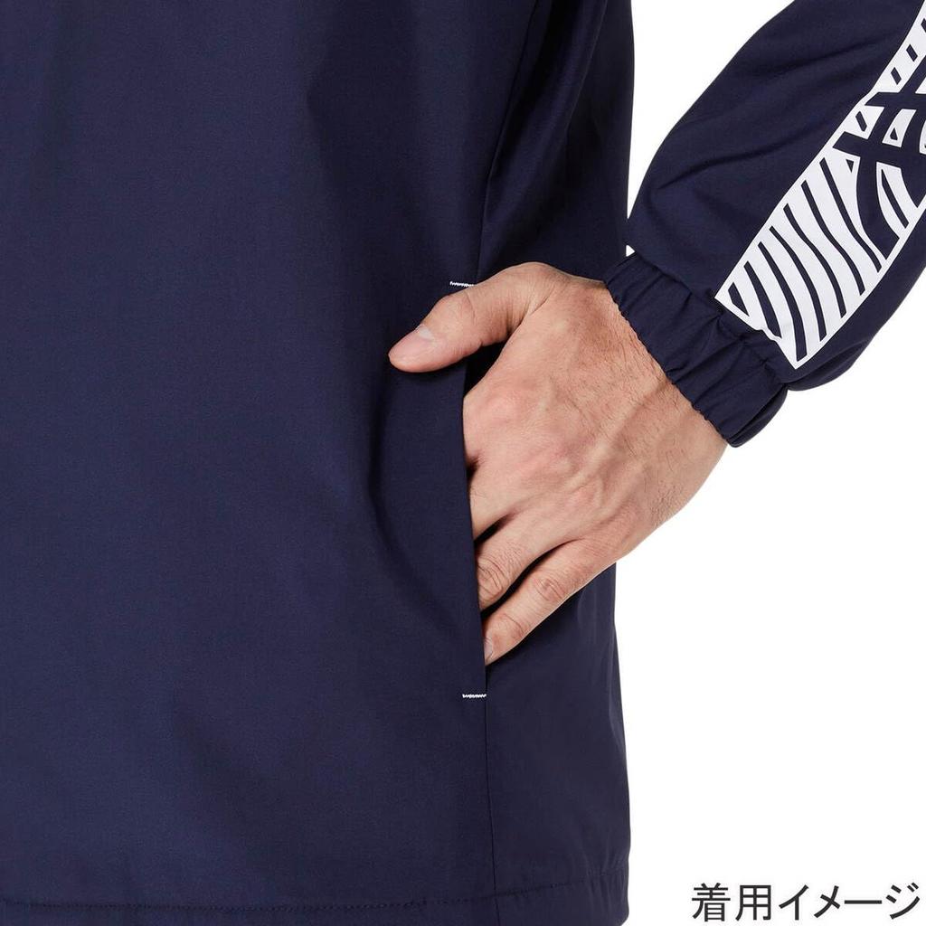 Training Wear Tricot Breaker Jacket 2031E745 Midnight X Brilliant White 3XL [ASICS] Men's