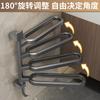 Toilet slipper rack, slipper storage rack, rotatable rack, no punching toilet wall towel rack