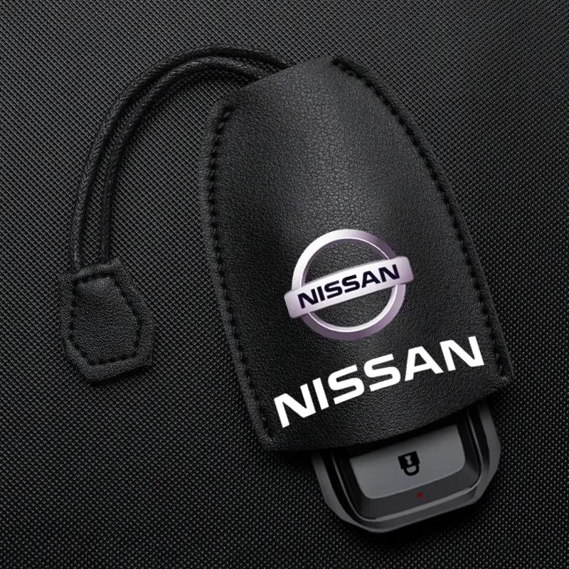 2025 For Nissan Nismo Car Key Holder New Leather Keychain Pouch For Nissan Qashqai Tiida Kicks Versa Leaf Sentra Altima X-trail