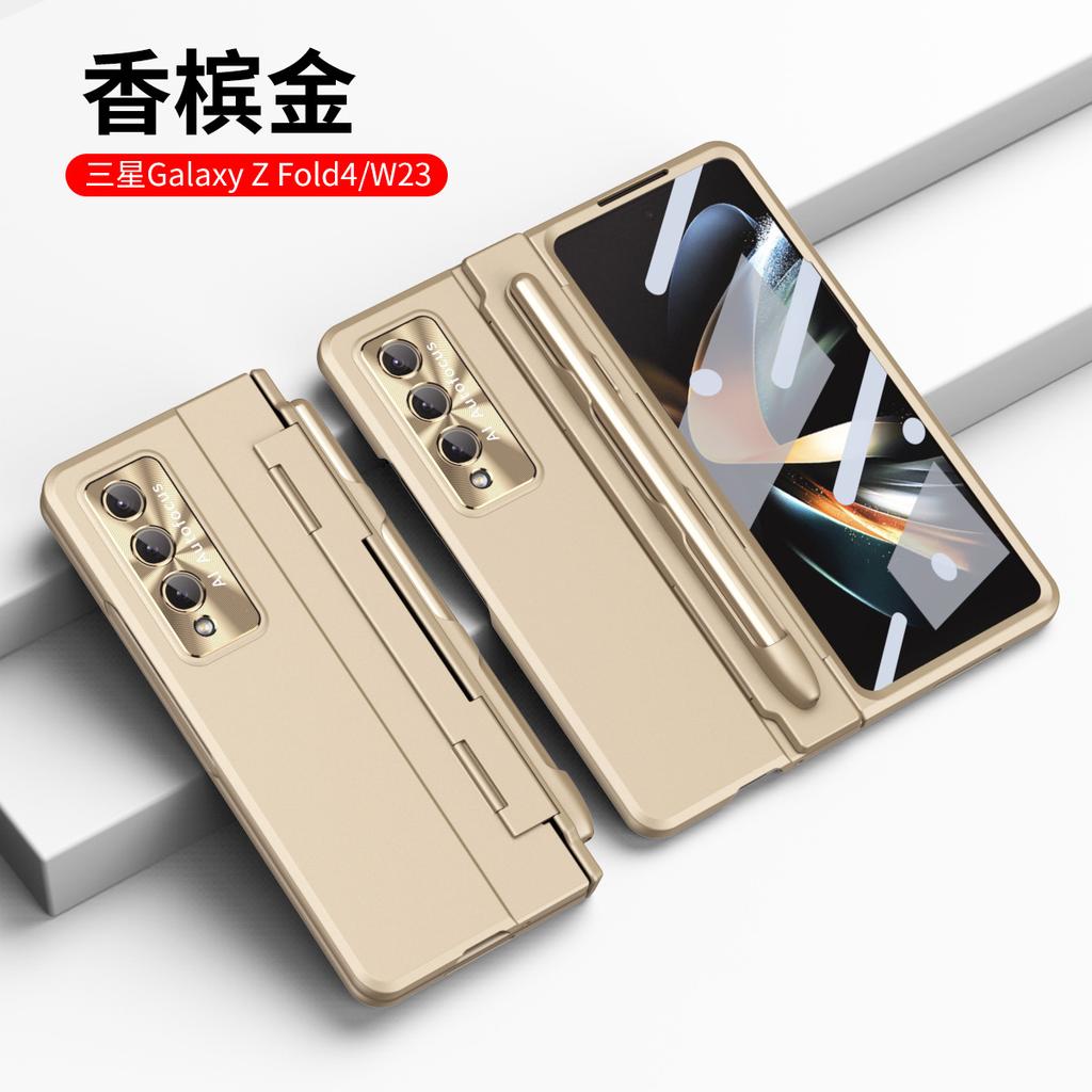 Применимо к чехлу для мобильного телефона Samsung Z fold1, плоская петля, металлическая крышка для объектива, встроенная пленка, защитный чехол fold1 от падения