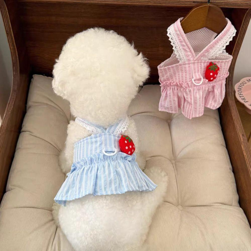 Soft Pet Summer Clothes Cute Dog Vest Comfortable Dog Dress  Kittens