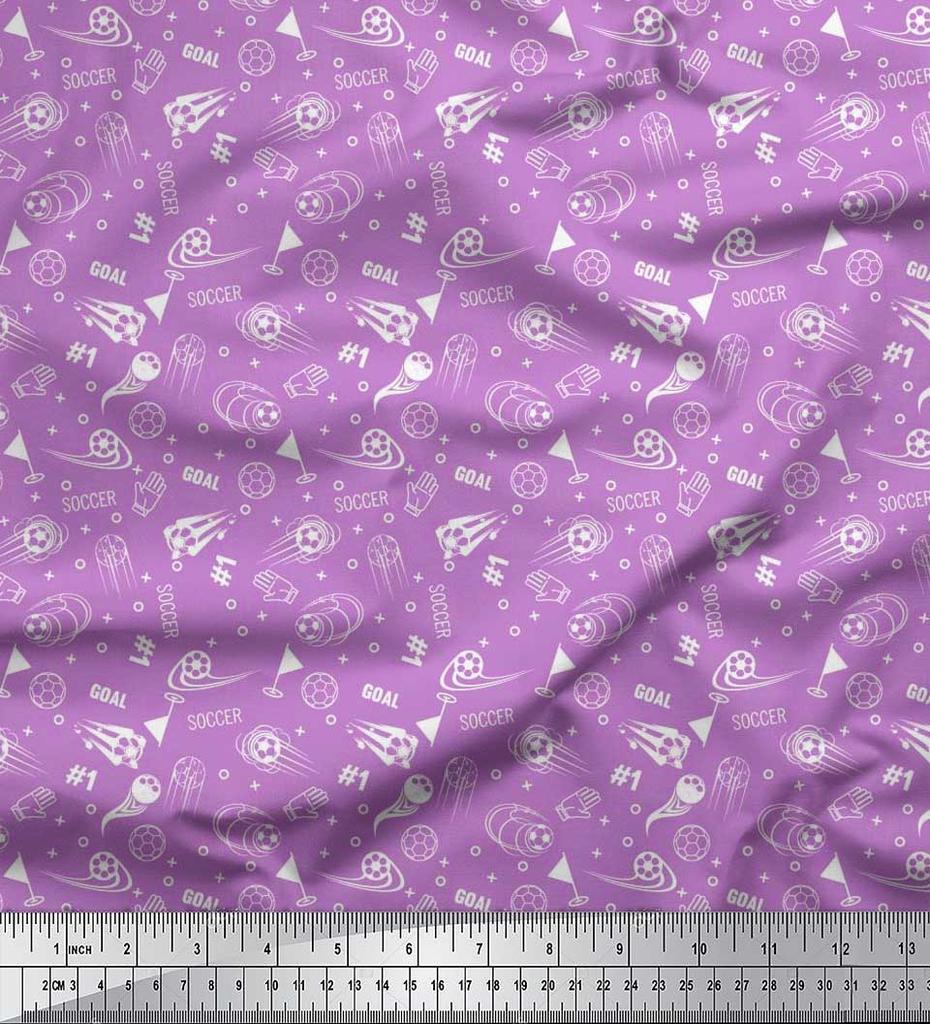 Soimoi Японский креп-сатин, геометрический знак, флаг и футбольная спортивная ткань с принтом по метрам, 42 дюйма