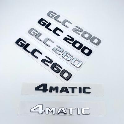 2017 хромированные черные буквы GLC260 GLC300 GLC350 GLC220d GLC350e 4Matic эмблема GLC X253 наклейка на багажник автомобиля с логотипом