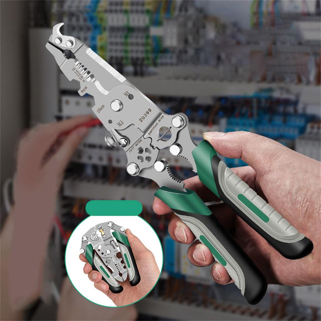 16/18 в 1 инструмент для зачистки проводов Складные усовершенствованные многофункциональные складные плоскогубцы Инструмент для зачистки проводов Плоскогубцы для электропроводки