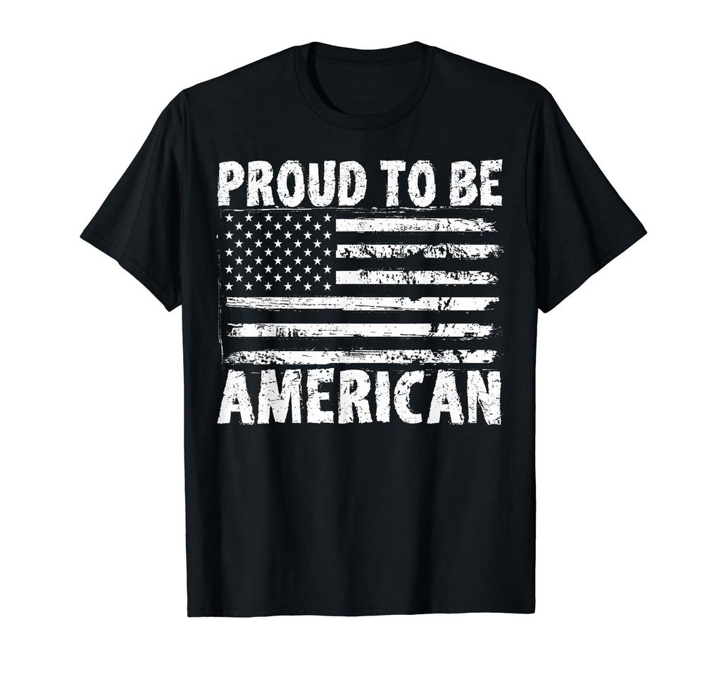 Proud American Proud To Be American Pride July 4th T-Shirt for Women Kids Men
