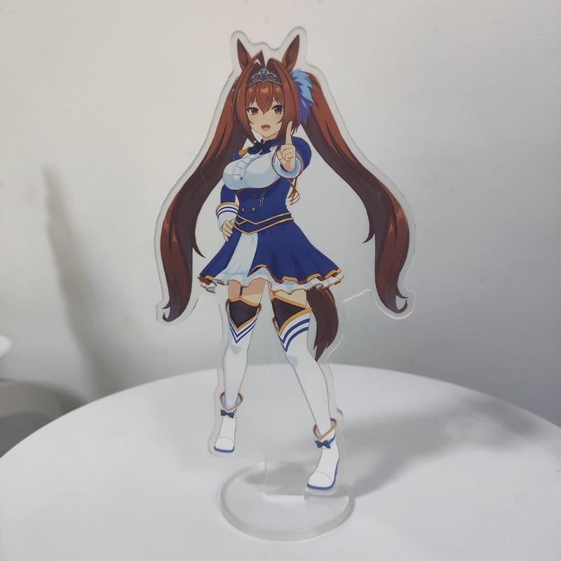 Япония красивая дербиль 15 см персонажи мультфильмов акриловая двухсторонняя подставка модель каваи милая офисная декоративная панель постоянные поклонники записи