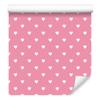 Hearts Wallpaper Powder Pink and White 50x1000