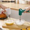 Cordless Electric Egg Beater with Double Mixing Head 3 Speeds Portable Handheld Whisk for Cake Bread Desserts Hand Mixer