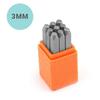 Sans Serif Embossing Stamps 3 Mm - IMPRESSART - Box of 9 - For Children from 4 Years Old