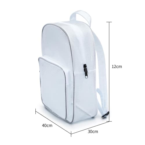 NOTAG Engineer Bag, Backpack, Transparent PVC, Anti-Static, Clean Room, A4 Size, Vinyl, Large Capacity, Waterproof, Durable, Long-Lasting, for Work