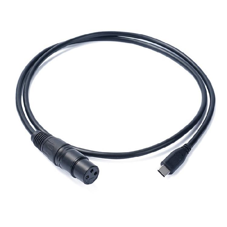 Адаптер Type C к 3-контактным XLR, кабель USB Type C к 3-контактным XLR, стереозвук, штекер к 3-контактным XLR, штекер/гнездо, кабель-конвертер