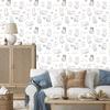 Cheerful kittens wallpaper for living room and bedroom 50x1000