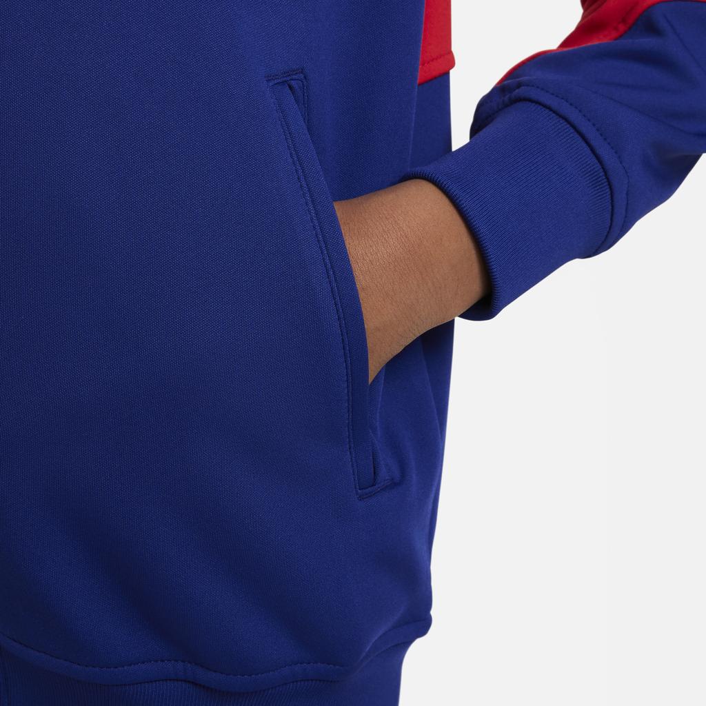 Nike ФК. Куртка Barcelona Academy Pro Third Color Block Zip-Up, детские куртки, синяя, FJ5543-455