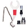 3 In 1 Bike Repair Kit Cassette Removal Tool Chain Whip Bicycle Sprocket Remover Set