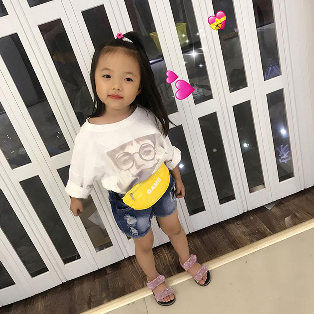 Студенческая уличная детская сумка через плечо для мальчиков и девочек с буквенным принтом, нагрудная сумка, сумка для телефона