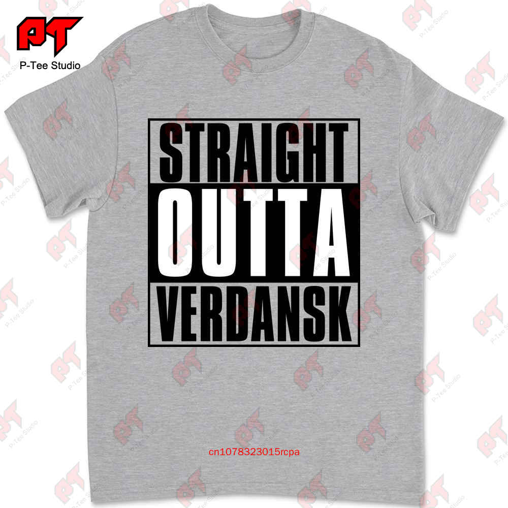 Gaming Duty Call Zone Of War Straight Outta Verdansk Tshirt S457