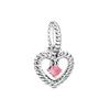 Authentic S925 Sterling Silver Pink Motorcycle Pendant Bluetooth Headphones Pink Gem Charm Fit Fashion Bracelet Women Jewelry