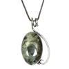 Prehnite Cabochon Gemstone Handmade Women's Unisex Silver Jewelry Pendant 2