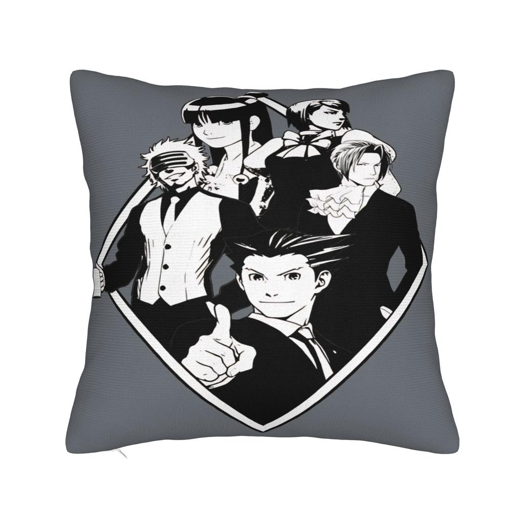 Ace Attorney Pillowcases Morden Pillow Case For Living Room Bed Chair Comfy Pillow Cover