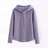 Derong Autumn New Women's Sweatshirts, Women's Short Tops, Popular Women's Hooded Long Sleeves, Foreign Fashion