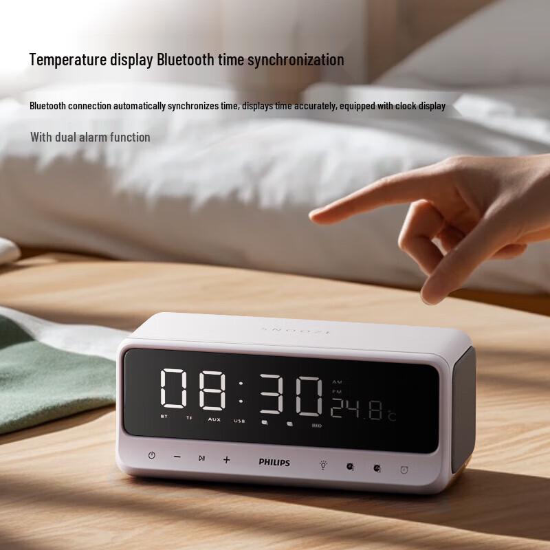 Philips TAS3609 Bluetooth Clock Radio Speaker