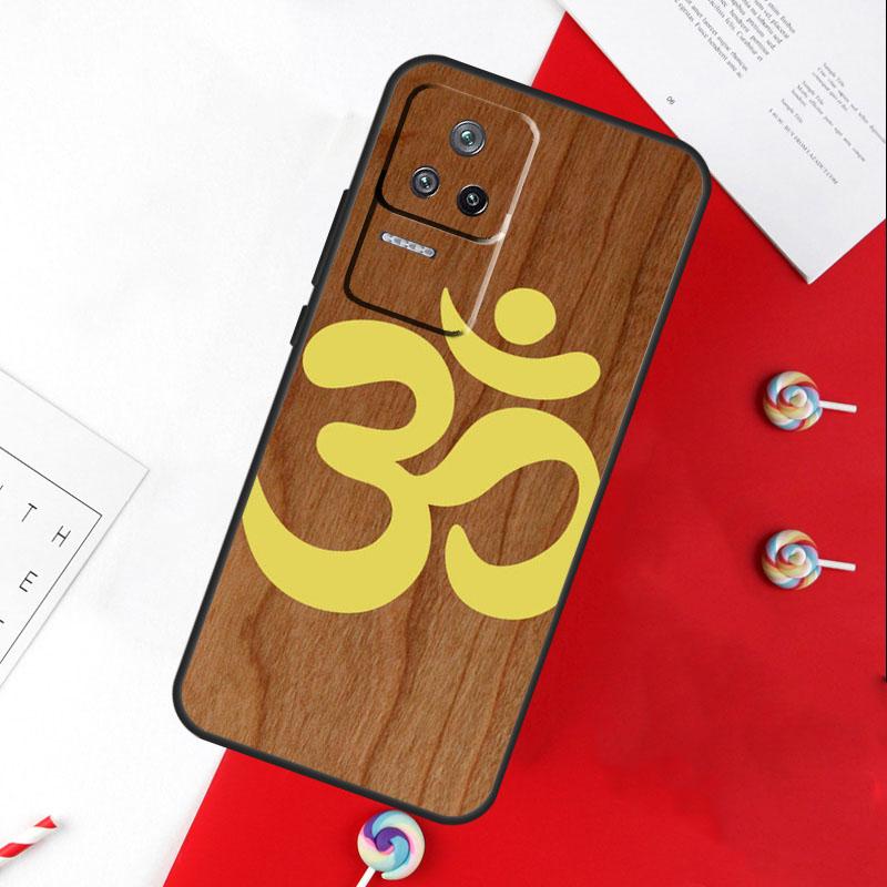 Чехол-обложка с индуистским символом Йога Ом для Xiaomi 13T 11T 12T 14T Pro 13 14 15 Ultra POCO X7 Pro X3 X5 X6 F5 F6 M6 Pro