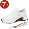 Sneakers Men Elevator Shoes Hidden Heels Comfort Breathable Heightening Shoes For Man Increase Insole 7CM Height Increasing Shoe