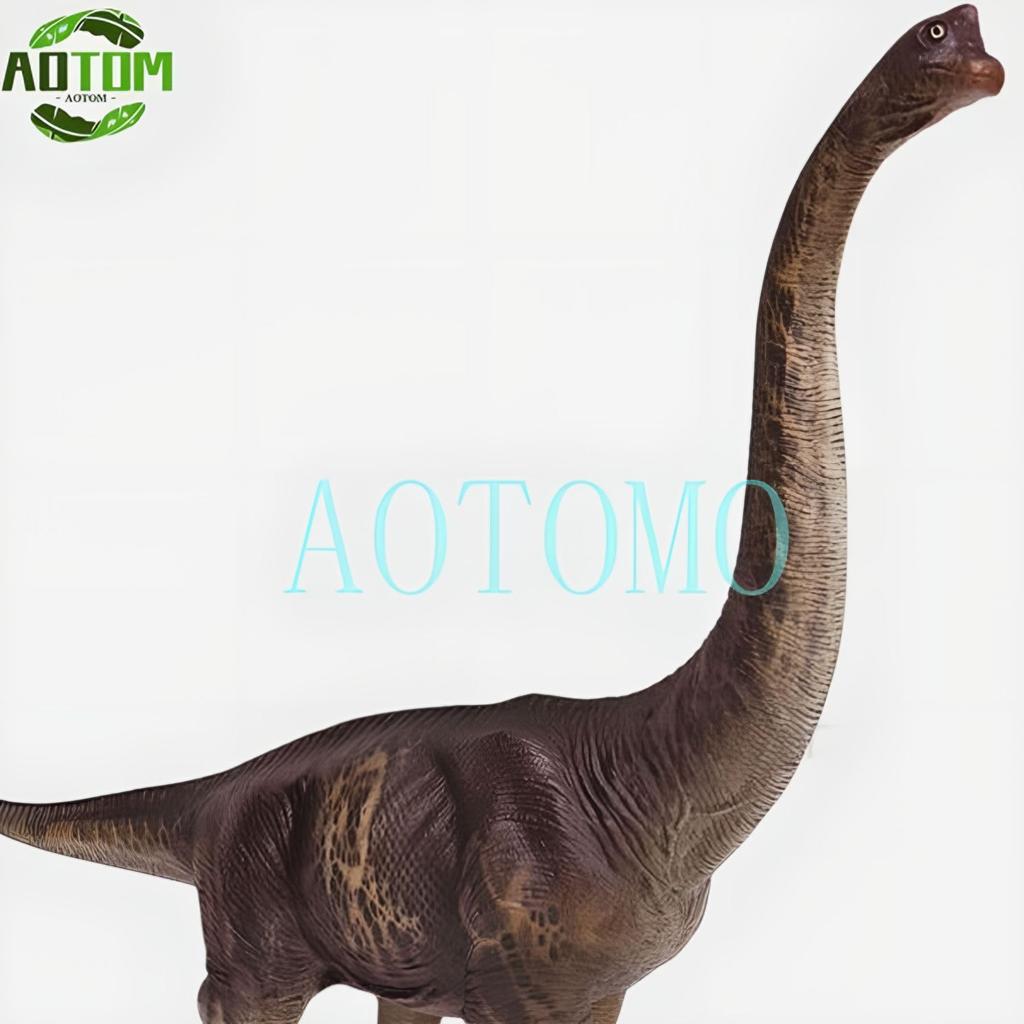 Aotomo Dinosaur Figure Vinyl Model Brachiosaurus Blue FK Big Size Soft Vinyl Dinosaur