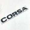 Новейший АБС Эмблема с буквами OPEL COSRA Логотип Автомобильные наклейки Наклейка на задний багажник автомобиля Задний бампер Шильдик Стайлинг Автоаксессуары Для Opel Corsa