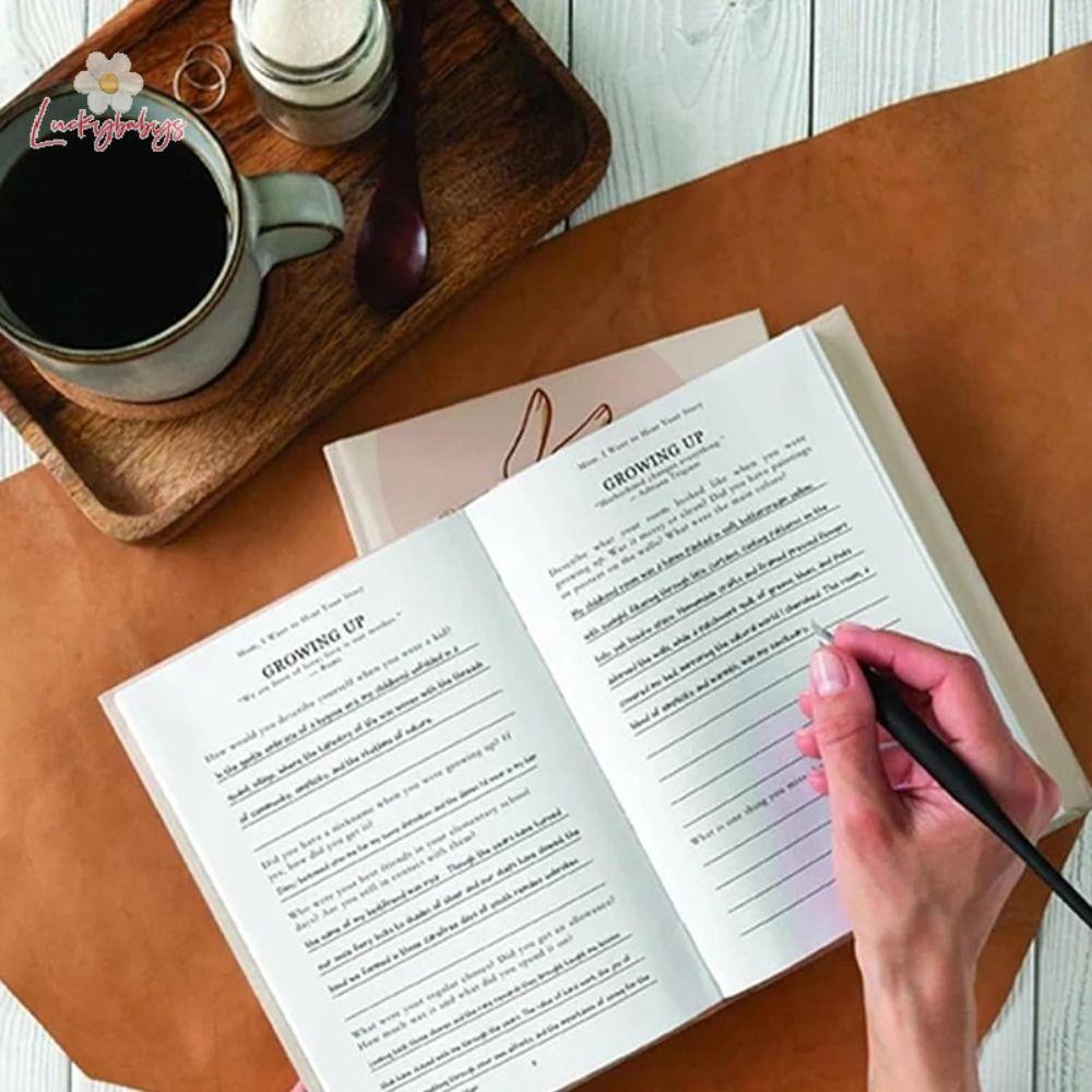 Leather I Want Hear Your Story Notebook To Share Their Life Mom's Memory Books