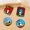Four Seasons Chinese Style Panda Brooch Craft Giant Panda Shape Badge  Fans Gifts