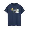 Star Wars Womens/Ladies The Mandalorian Cutout Ship Cotton Boyfriend T-Shirt