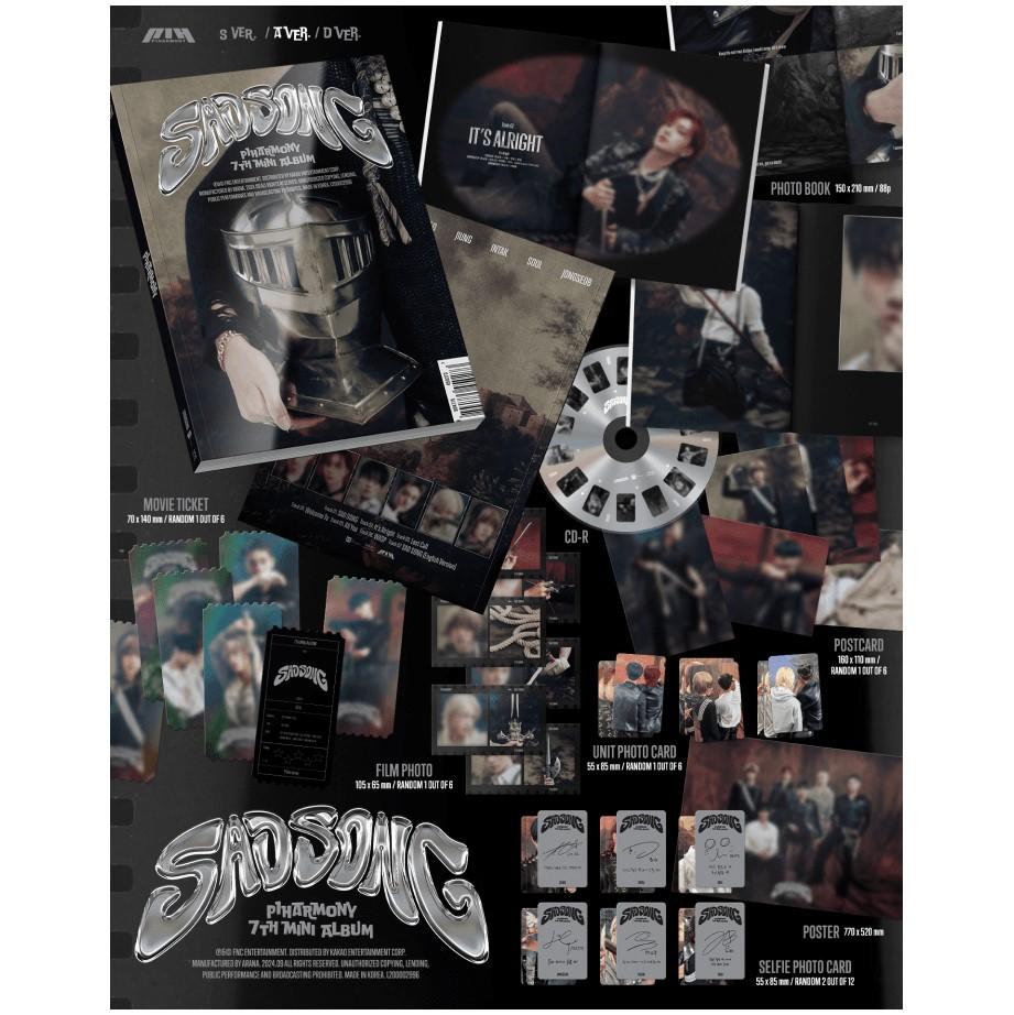 P1Harmony [SAD SONG] 7-й мини-альбом, наклейка от AsiaPopGang в подарок