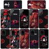 Чехол для Samsung Galaxy S25 S24 S23 iPhone 16 15 Xiaomi Redmi Note 14 13 12 16E 8 X 11 Pro Max XR OPPO Moto Huawei Akatsuki Naruto Itachi Uchiha Cover