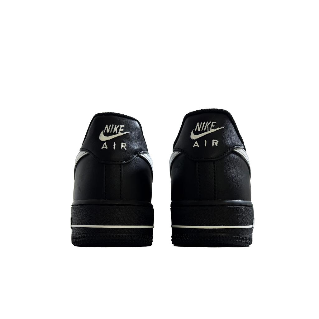Nike Air Force 1 Slip Resistant Abrasion Resistant Low top Skateboard Shoes Unisex Black White HM9483-001(Team619-)