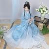 Chinese Wei And Jin Dynasty Style Hanfu, Waist-length Top And One-piece Skirt Women's Suit